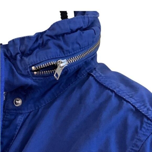 J Crew Blue Cotton Utility Jacket Size XSmall - Picture 6 of 13